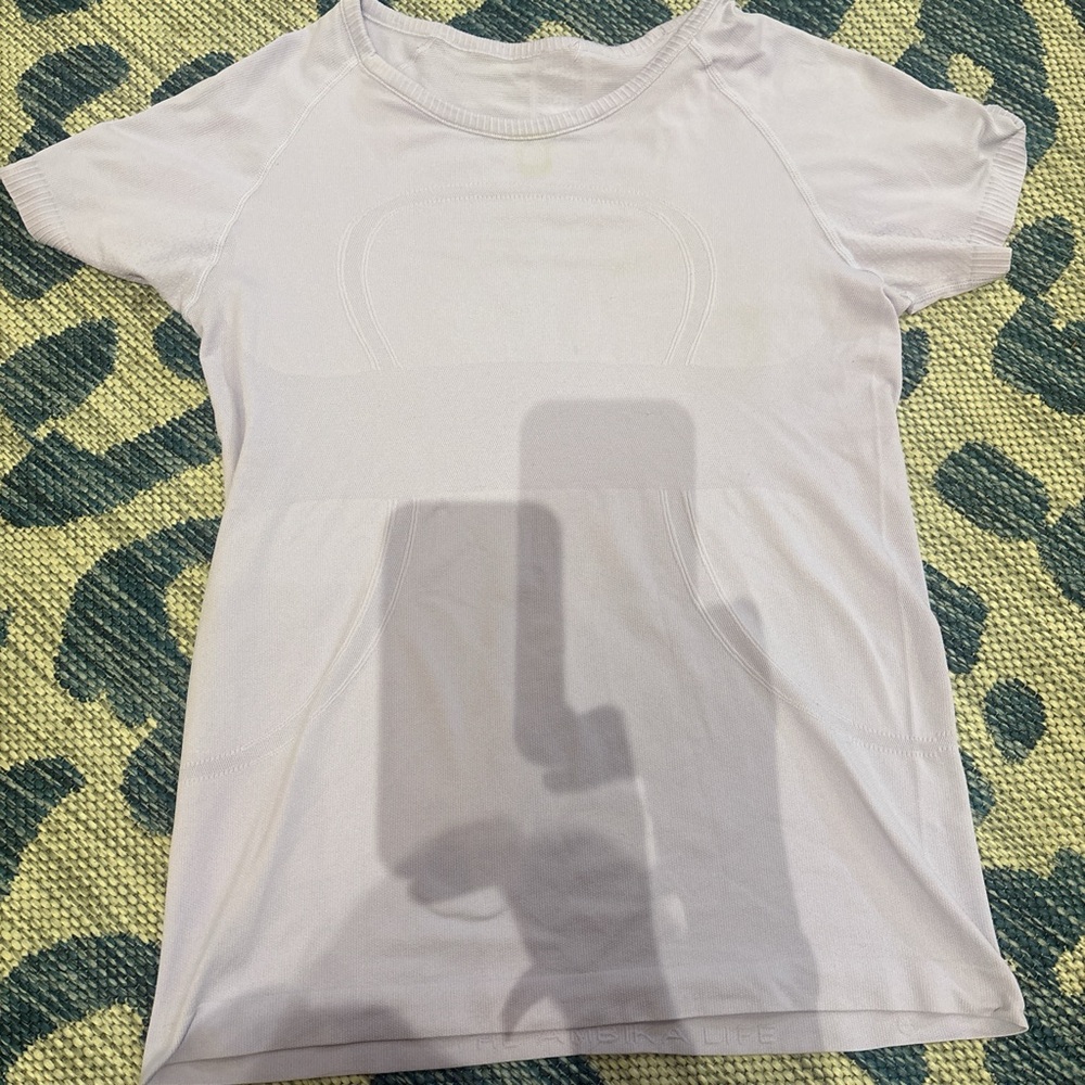 Light Purple Short Sleeve Lululemon Swifty Tech